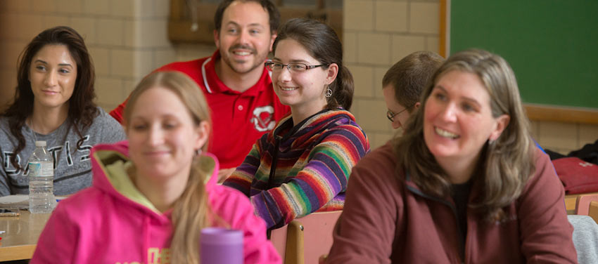 Students in classroom